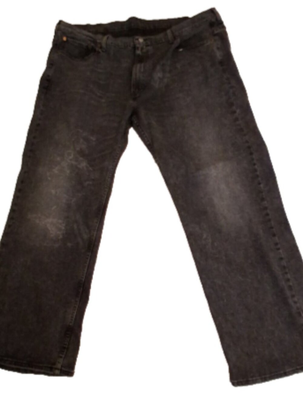 Levi's 569 Men's Size 40x32 Loose Straight Leg Grey 5-Pockets Stretch Jeans